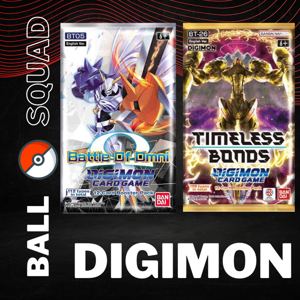 Digimon BT05 BT26 - 2 Booster Pack Bundle