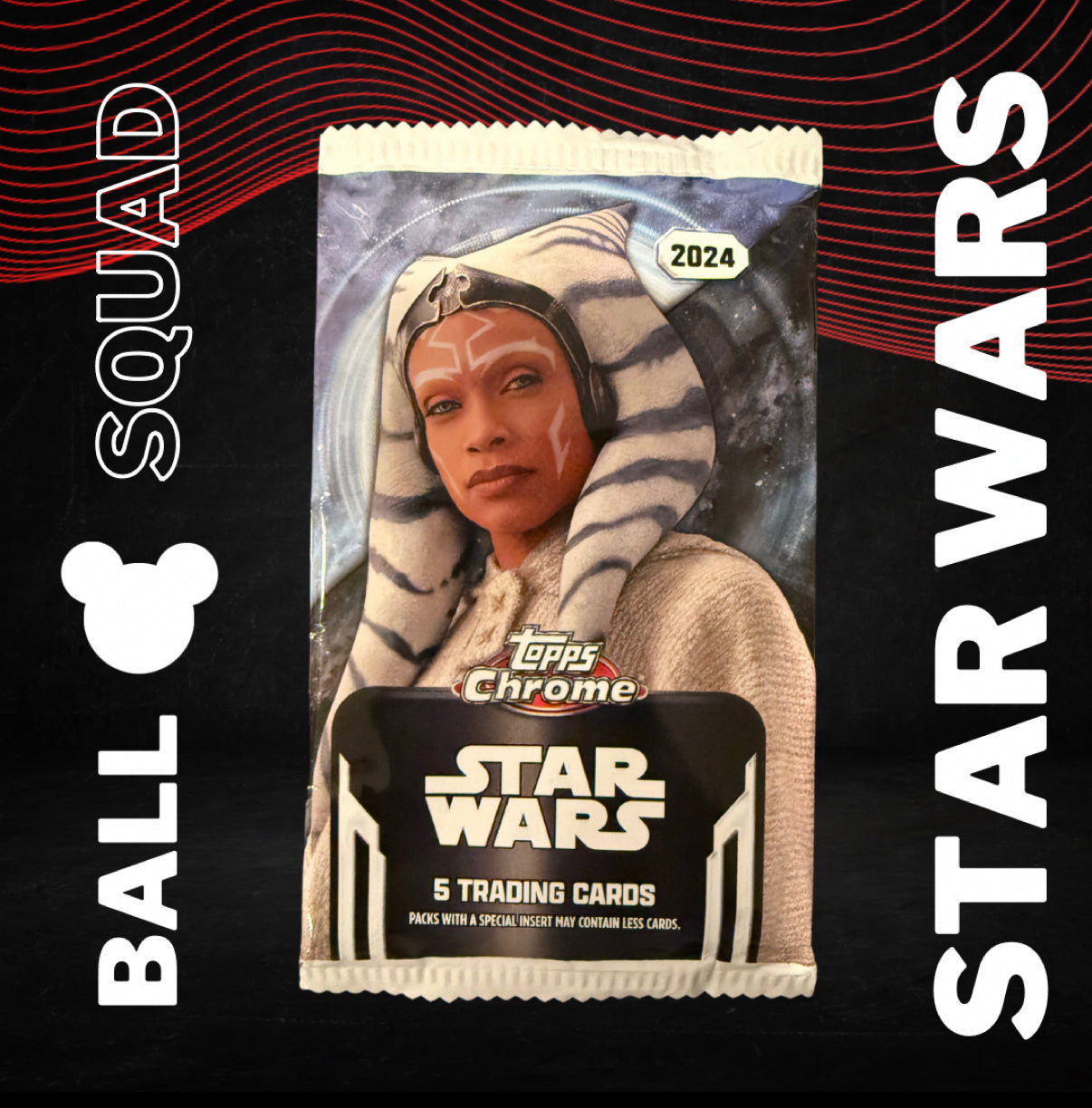 2024 Topps Chrome Star Wars - 5 Card Booster Pack