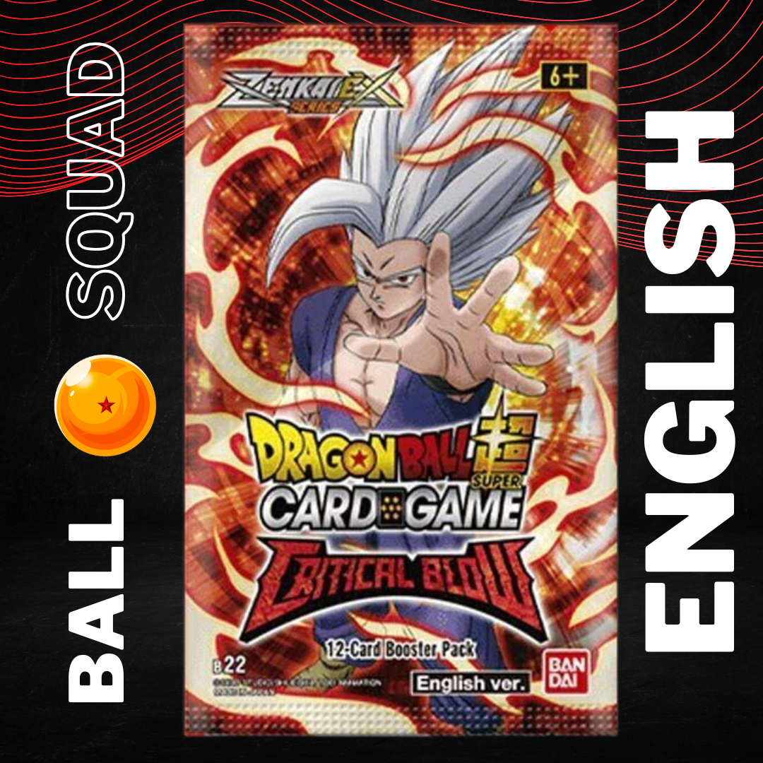 Dragon Ball Super Masters BT22 Critical Blow Booster Pack