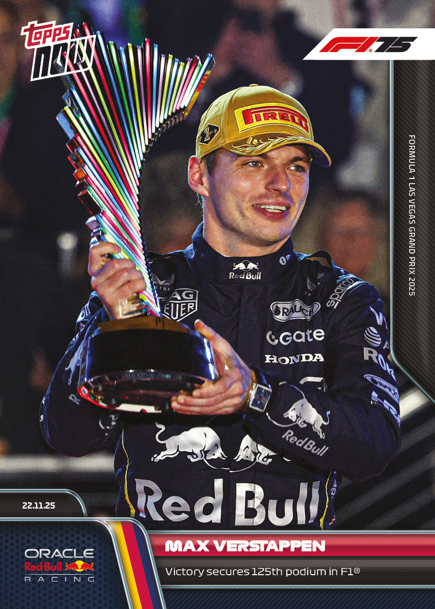 Max Verstappen - 2025 Formula 1® Topps NOW® - Card 79 (Las Vegas)