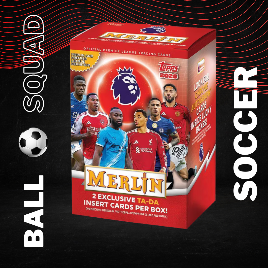 2026 Topps Premier League Merlin Soccer Blaster Box