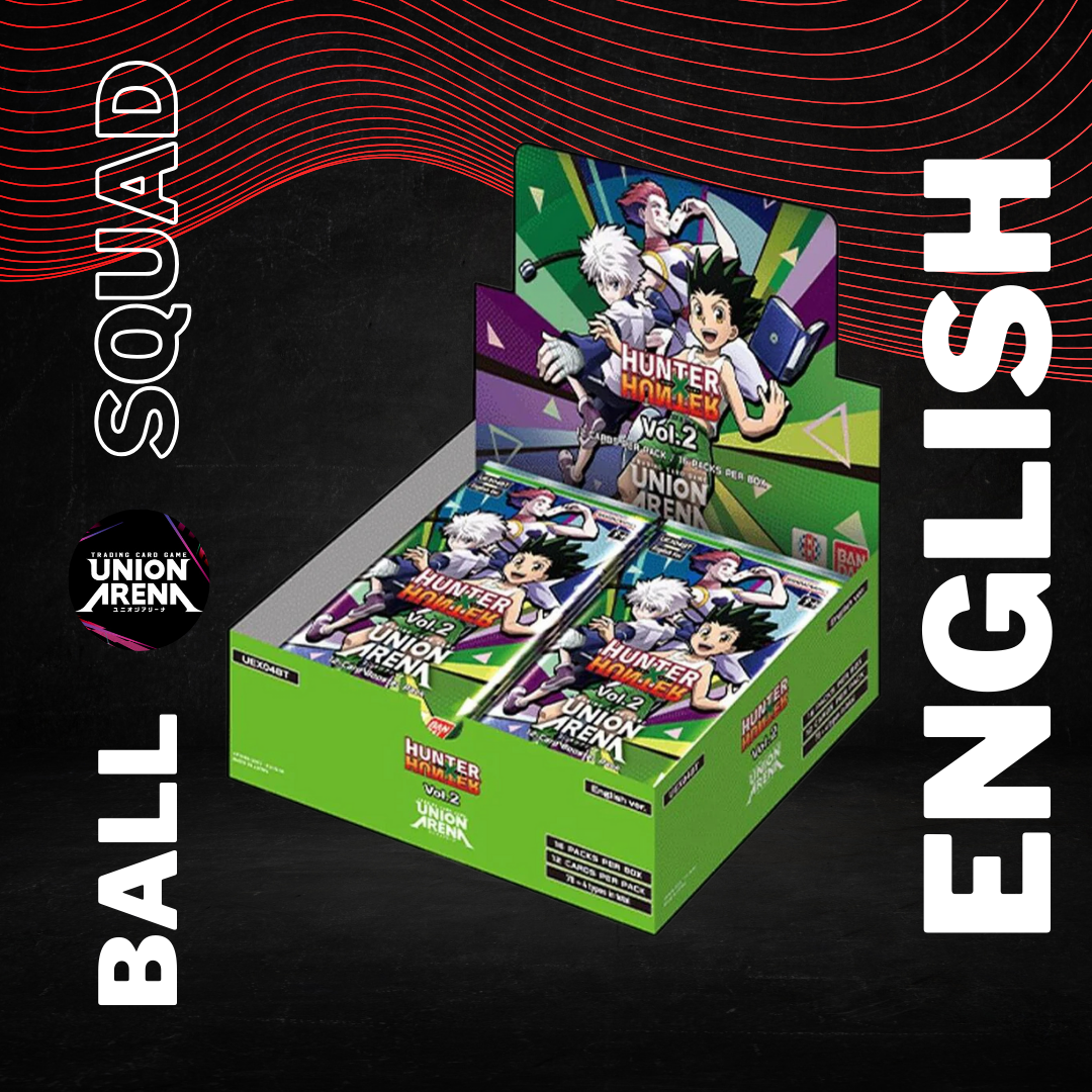 Union Arena Hunter x Hunter Volume 2 Booster Box – BallSquad Union Arena Hunter x Hunter Volume 2 Booster Box – BallSquad