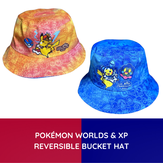2026 San Francisco Pokemon Worlds & XP Reversible Bucket Hat