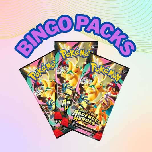 BINGO 3 Ascended Heroes Booster Packs