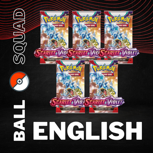 Scarlet and Violet 5 Pokemon Booster Pack Bundle