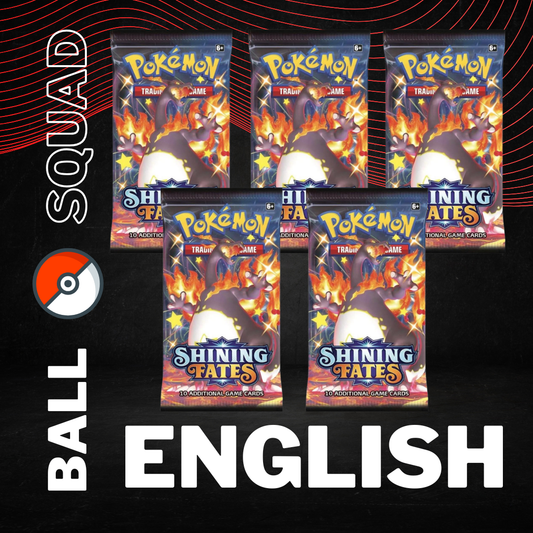 Shining Fates 5 Pokemon Booster Pack Bundle