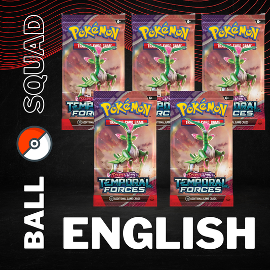 Temporal Forces 5 Pokemon Booster Pack Bundle