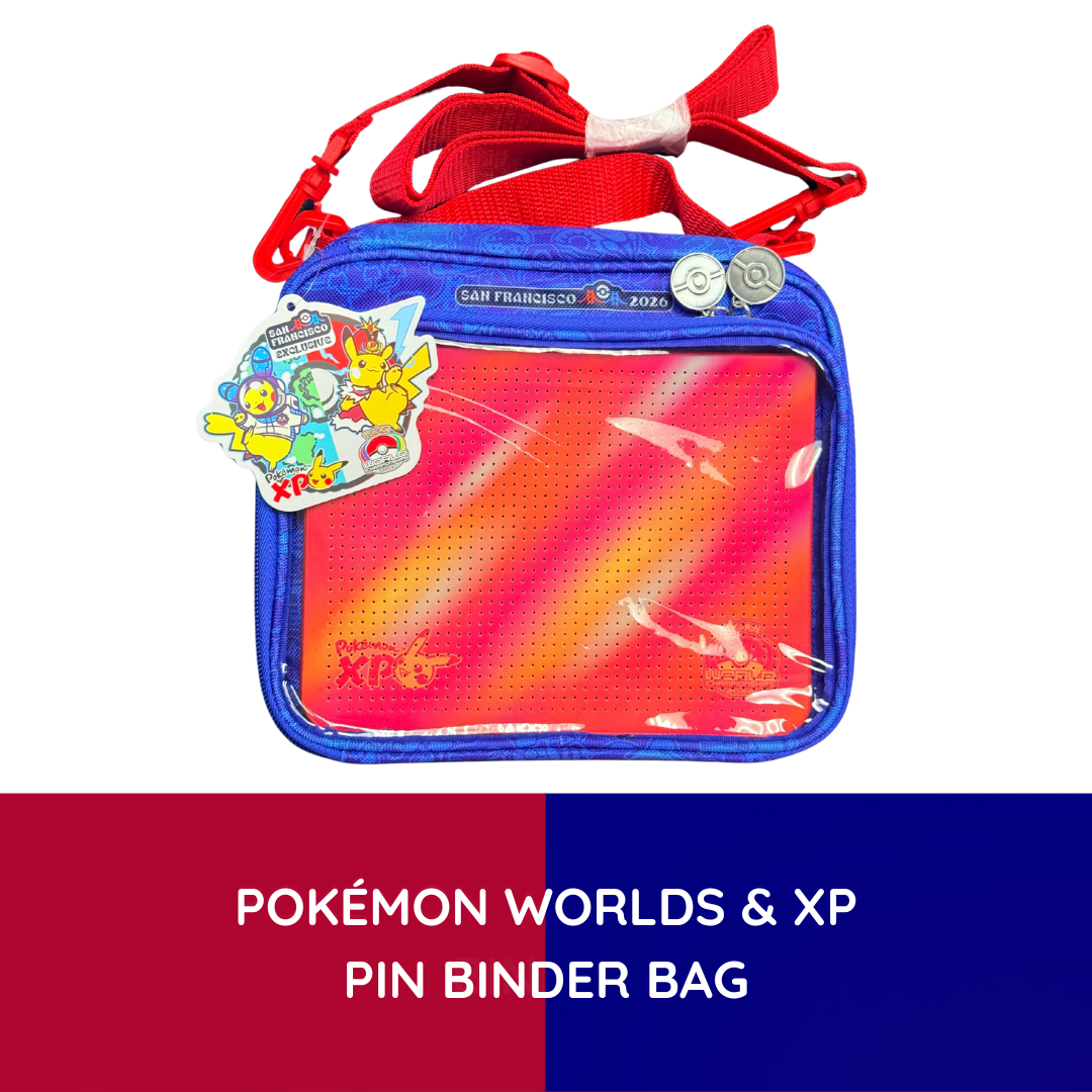 2026 San Francisco Pokemon Worlds & XP Pin Binder Bag