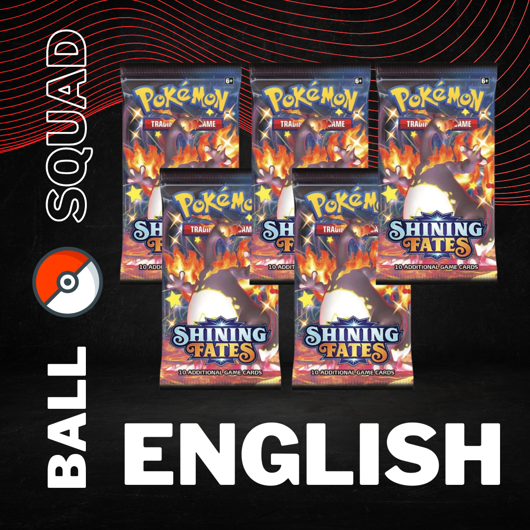 Shining Fates 5 Booster Pack Bundle