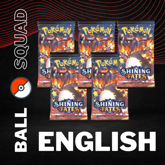 Shining Fates 5 Booster Pack Bundle