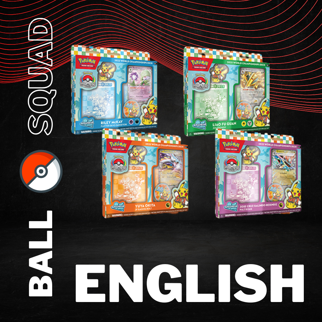 2025 Pokemon World Championship Decks (4 types)