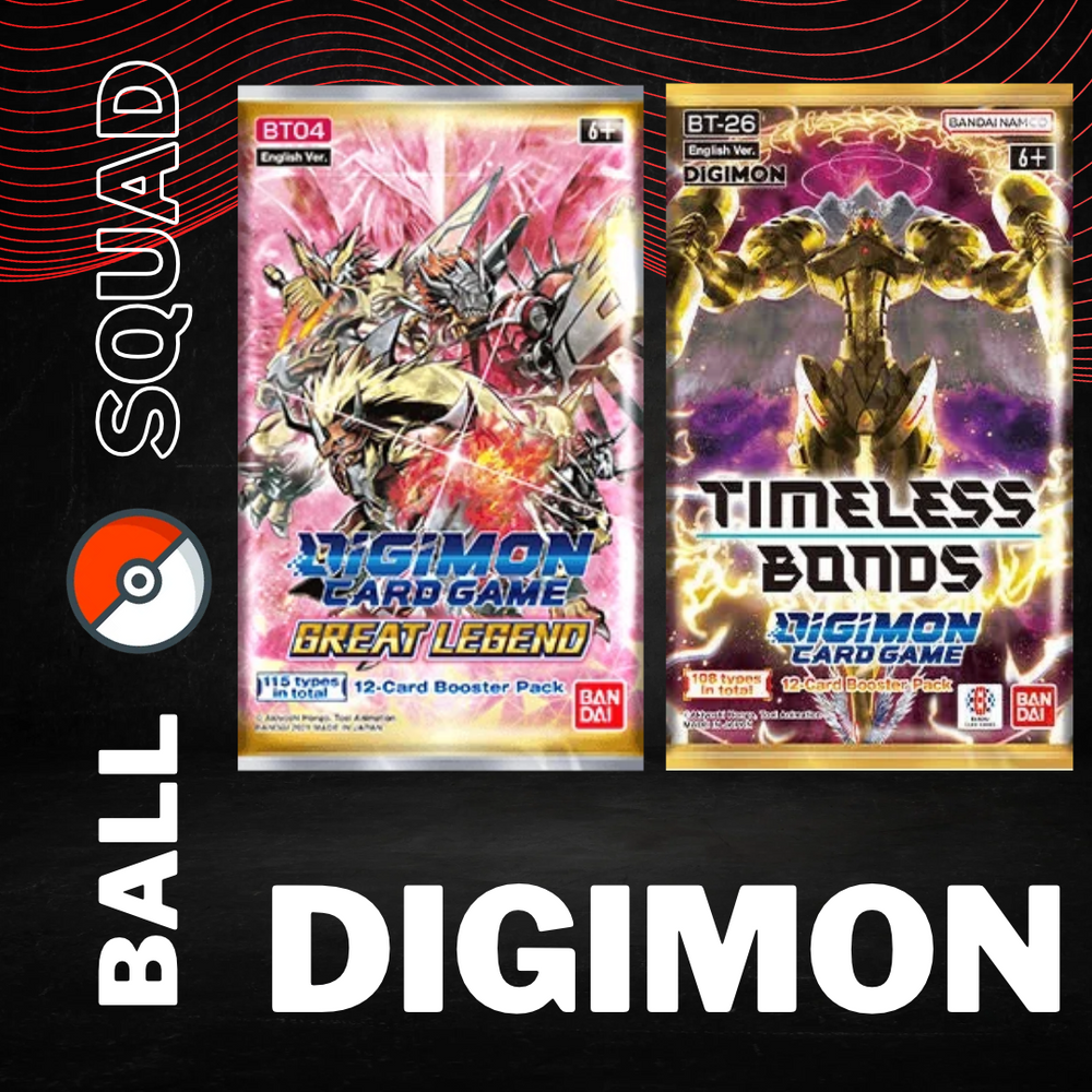 Digimon BT04 BT26 - 2 Booster Pack Bundle