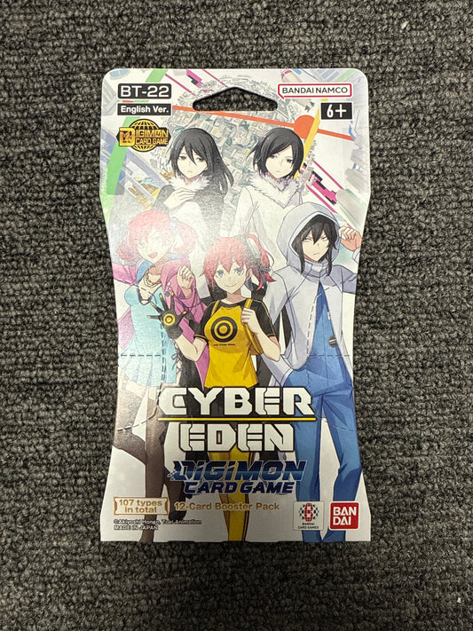 Digimon Cyber Eden BT-22 Booster Pack