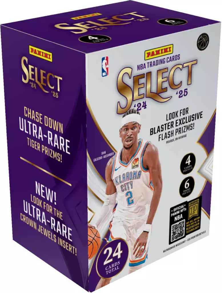 2024-2025 Panini Select NBA Basketball Blaster Box