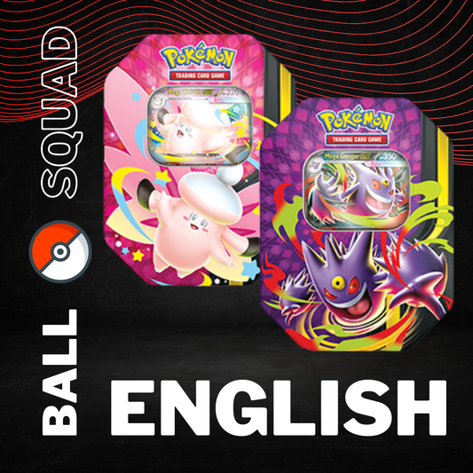 Mega Moonlit Gengar & Clefable Pokemon Tins (LIVESTREAM ONLY)