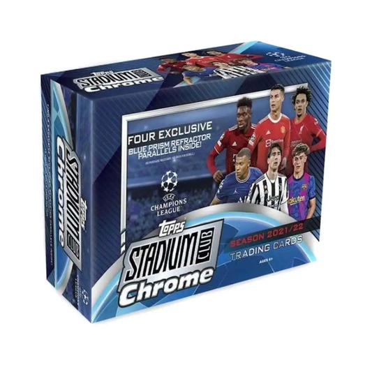 2021-2022 Topps Stadiums Club Chrome Champions League Soccer Mega Box