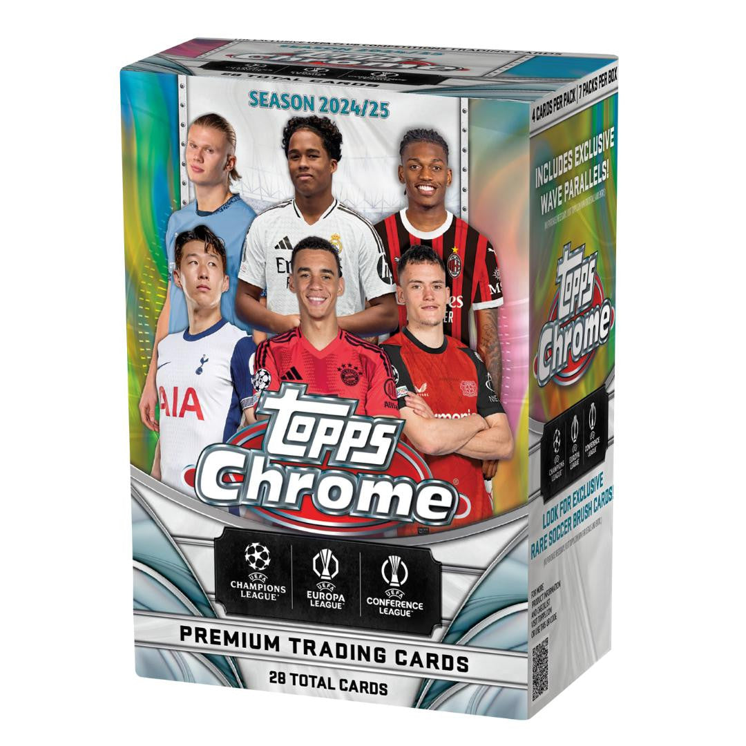 2024-2025 Topps Chrome Soccer UEFA Competitions Blaster Box