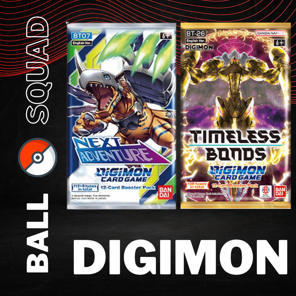 Digimon BT07 BT26 - 2 Booster Pack Bundle