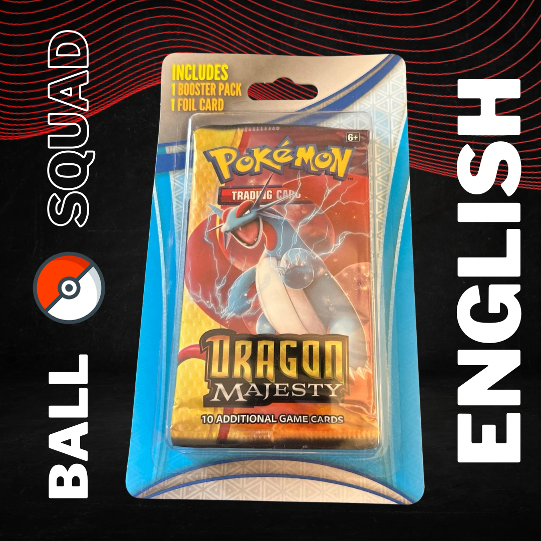 Dragon Majesty Pokemon Blister (Booster Pack & Card)