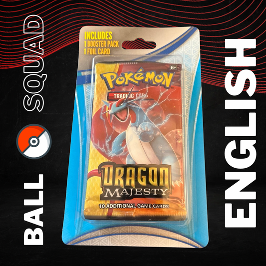 Dragon Majesty Pokemon Blister (Booster Pack & Card)
