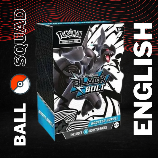 Black Bolt Pokemon English Booster Bundle (6 Packs)
