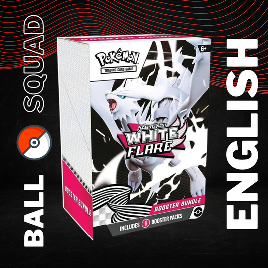 White Flare Pokemon English Booster Bundle (6 Packs)