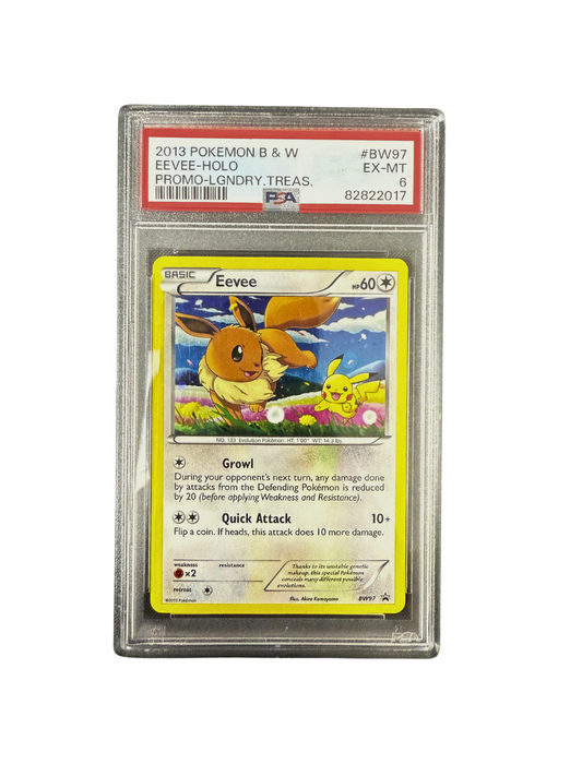 2013 Eevee BW97 Black & White Legendary Treasures Promo [PSA 6]
