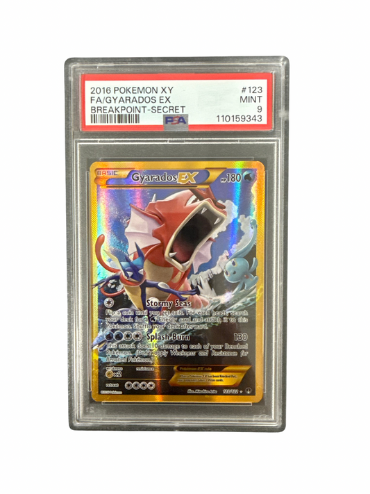 2016 Gyarados EX #123 Secret XY Breakpoint [PSA 9]