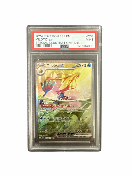 2024 Milotic EX SAR #237 Surging Sparks [PSA 9]
