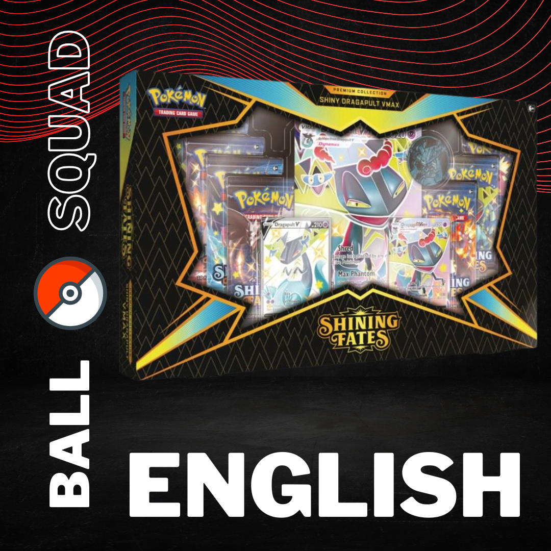 Shiny Dragapult VMAX Premium Collection Shining Fates Pokemon Box