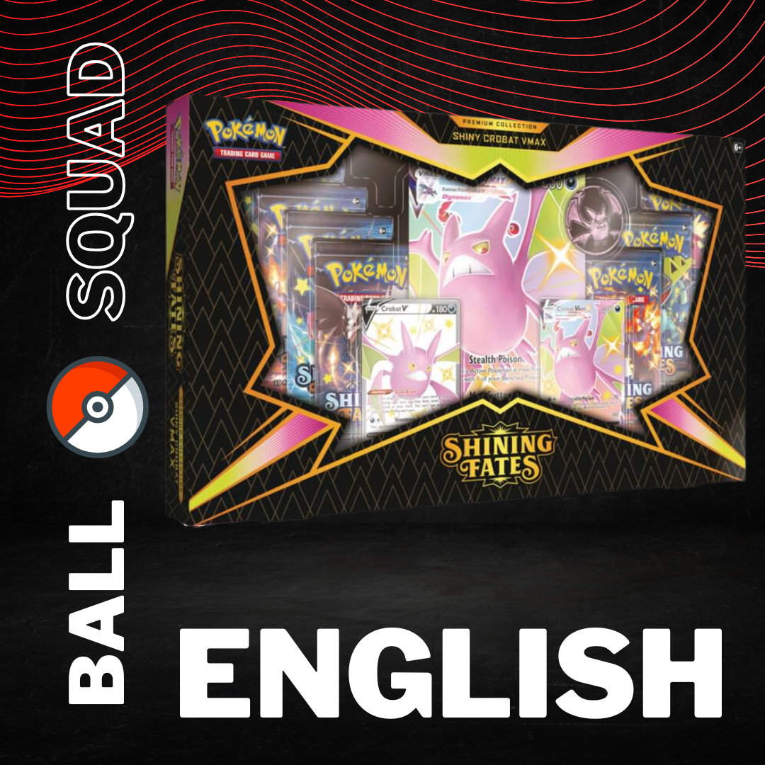 Shiny Crobat VMAX Premium Collection Shining Fates Pokemon Box