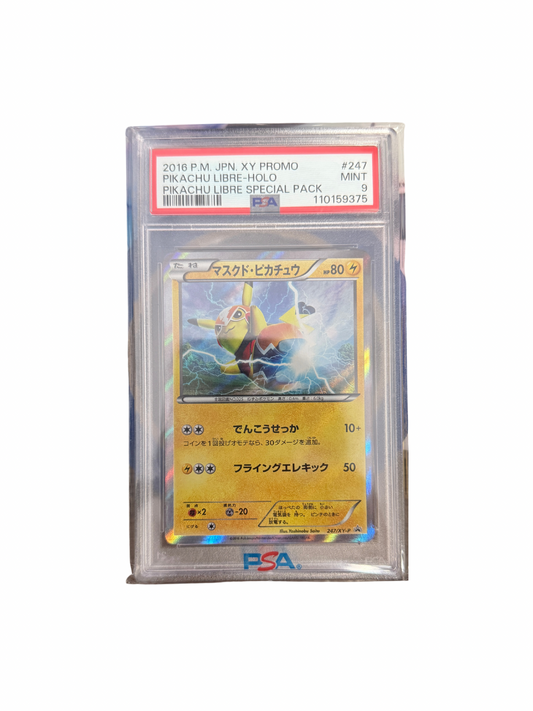 2016 Pikachu Libre Holo #247 Japanese XY Promo [PSA 9]