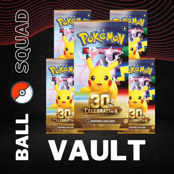 Pokemon VAULT - 5 Pokemon Booster Packs (LIVESTREAM ONLY)