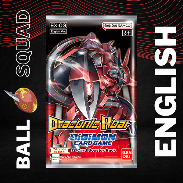 Digimon Draconic Roar EX-03 Booster Pack