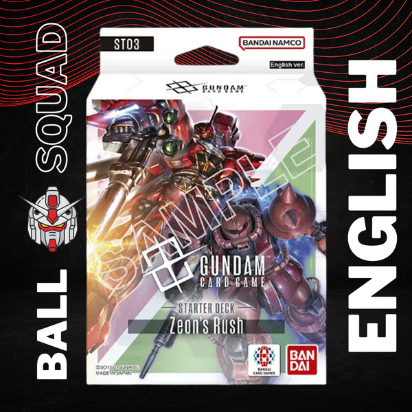 Gundam Starter Deck Zeon's Rush ST03