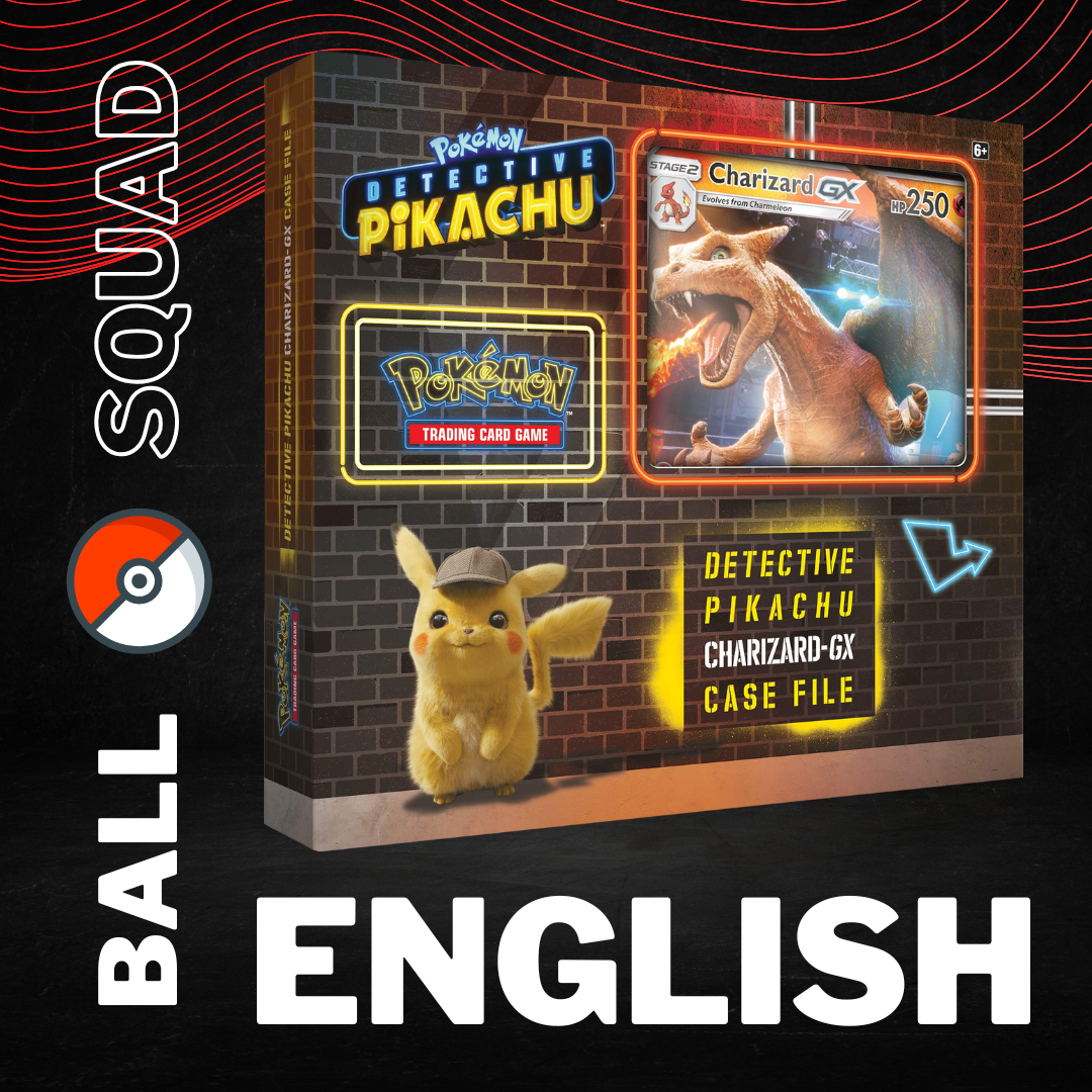 Detective Pikachu Charizard GX Pokemon Box