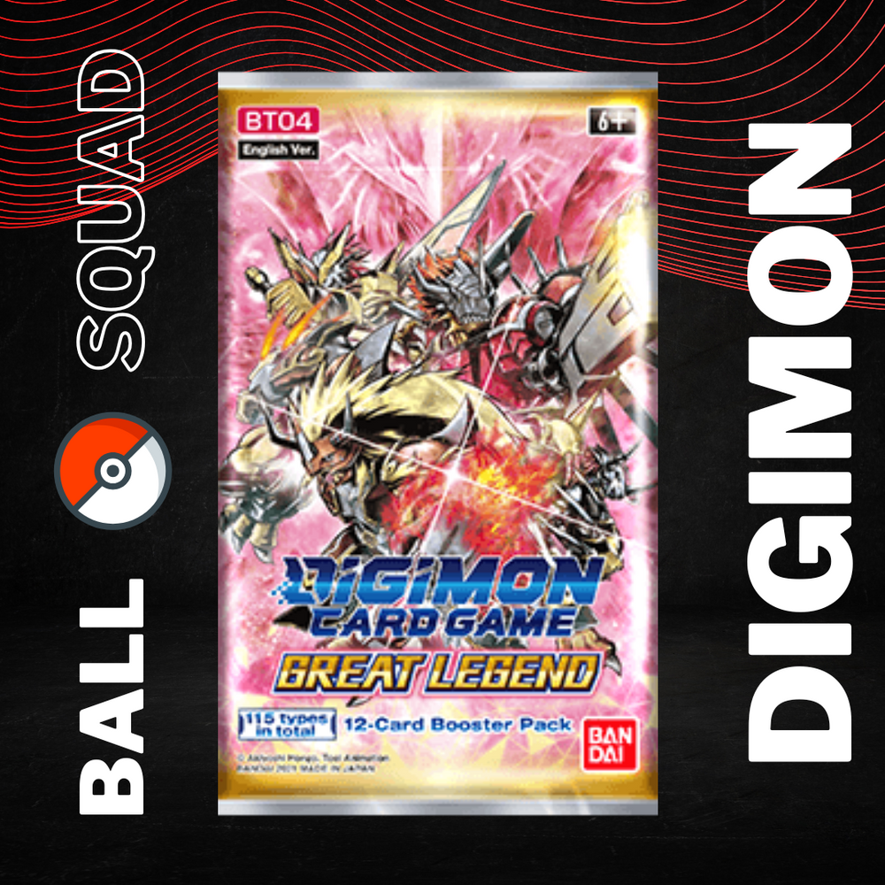 Digimon Great Legends BT04 Booster Pack